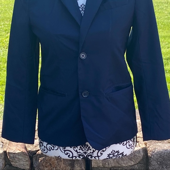 The Children's Place Size 10 Navy Blue Children's Blazer with Two Buttons - Picture 7 of 9